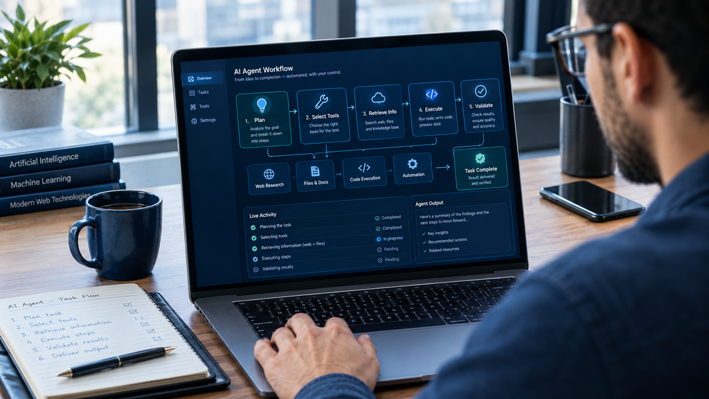 AI agent tool use, planning and automated workflow with human oversight