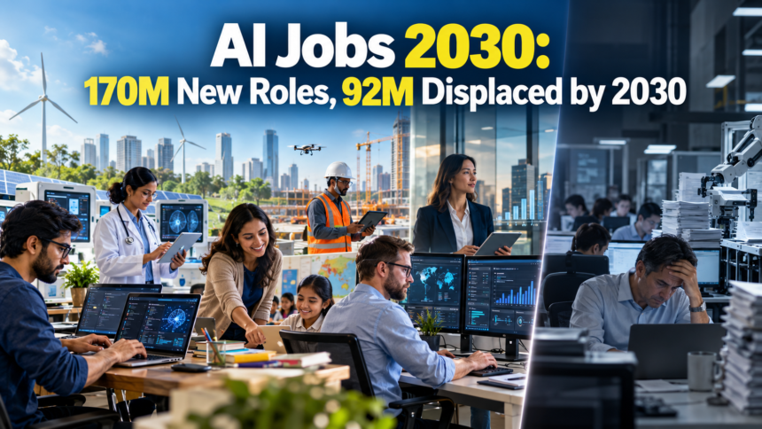 AI Jobs 2030: 170M new roles and 92M jobs displaced