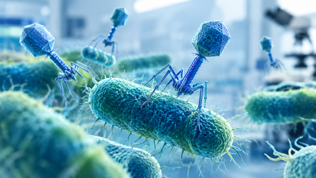 AI-designed virus and bacteriophage research targeting E. coli bacteria