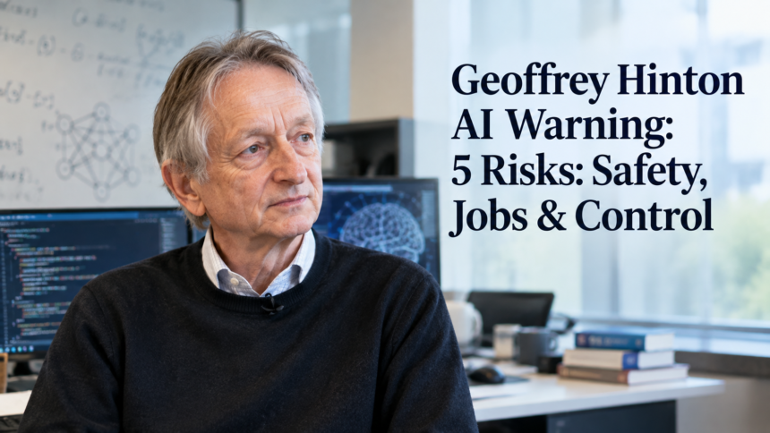Geoffrey Hinton AI Warning: 5 Risks: Safety, Jobs & Control