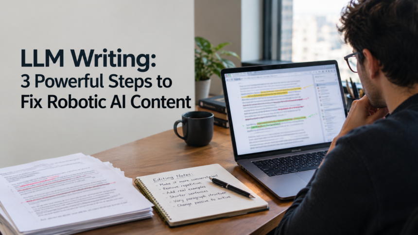 LLM Writing: 3 Powerful Steps to Fix Robotic AI Content